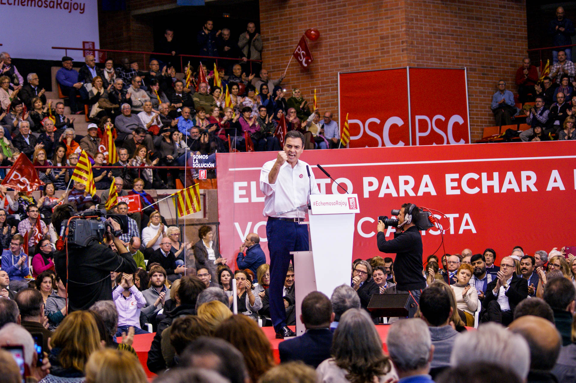 Pedro Sánchez cierre campaña PSC Barcelona. Autor: Meritxell PT