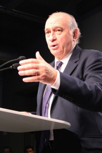 Barcelona. 4/12/15. Jorge Fernández Díaz durante el acto de apertura de la campaña electoral. Autor: Celia Alonso